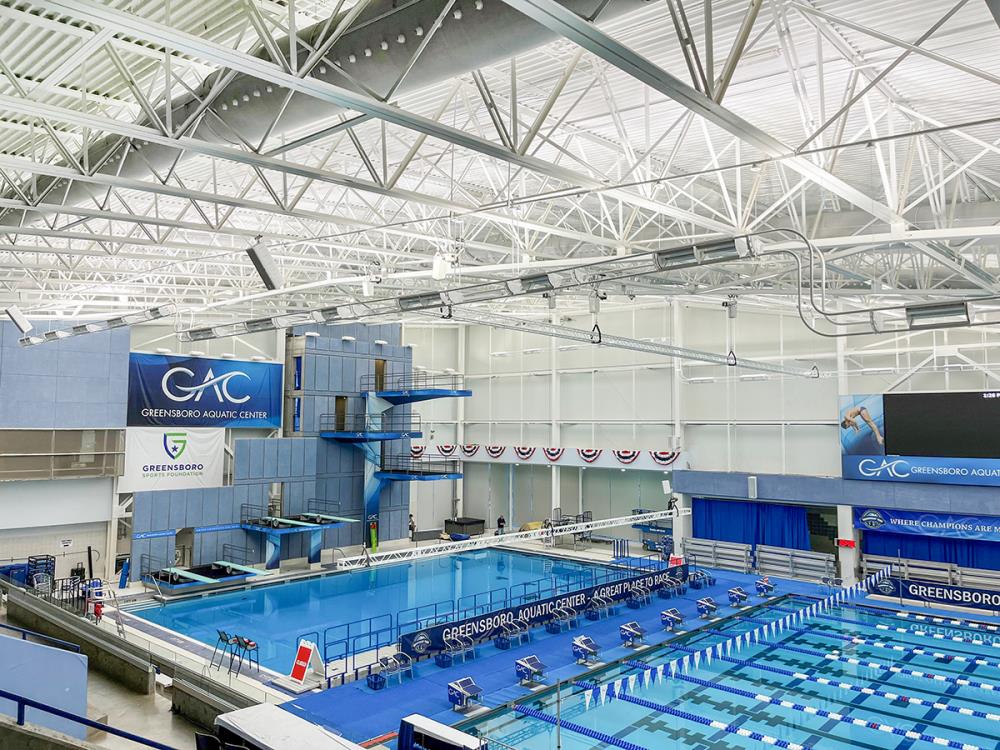 Lightruss LED Gen 2 Upgrade  - Greensboro Aquatic Center