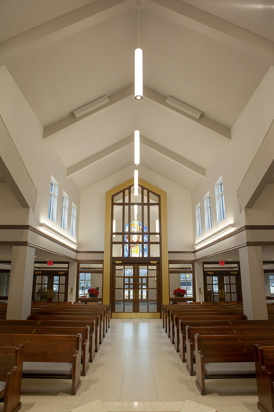 Pavo 6” & Zynn 2" Lines + Arcs (Indirect) - Lumen Christi Catholic Church