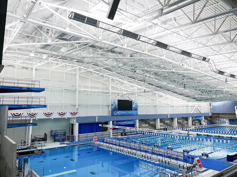 Lightruss LED Gen 2 Upgrade  - Greensboro Aquatic Center