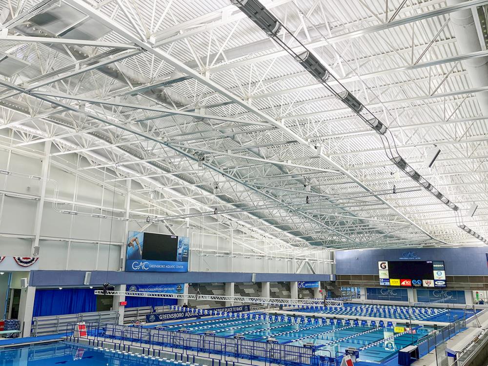 Lightruss LED Gen 2 Upgrade  - Greensboro Aquatic Center