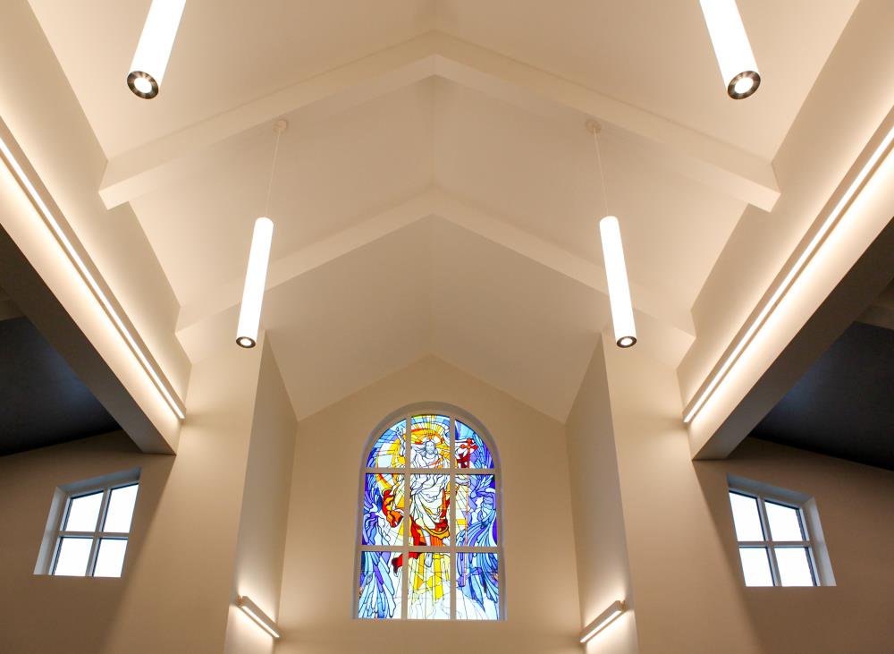 Pavo 6” & Zynn 2" Lines + Arcs (Indirect) - Lumen Christi Catholic Church