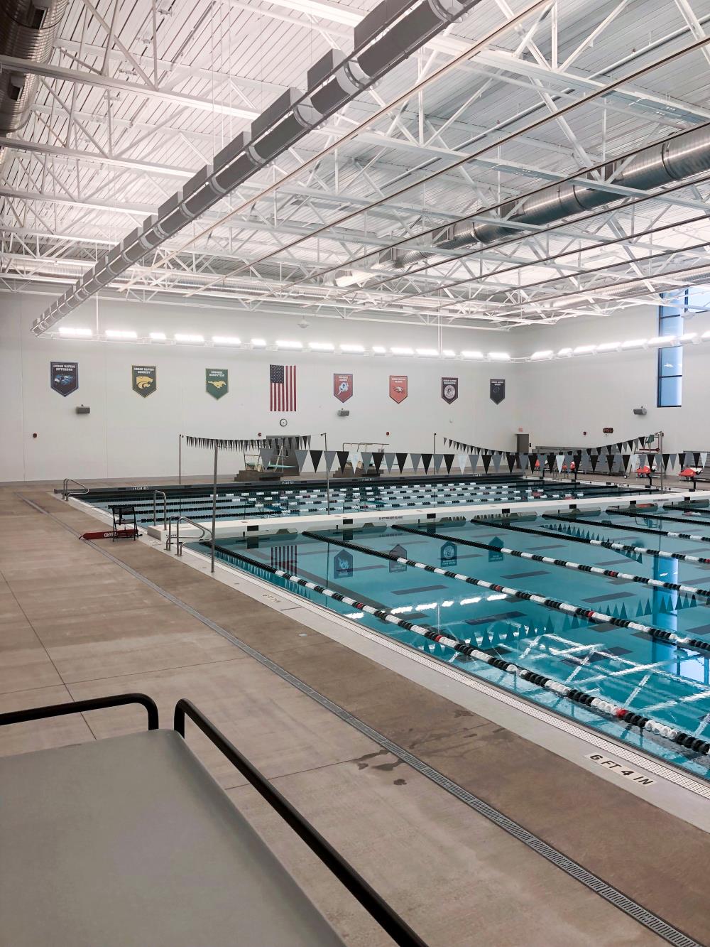 Lightruss LED Gen 1 - Dubuque Community School District Aquatic Center Renovation and Addition, Hempstead High School