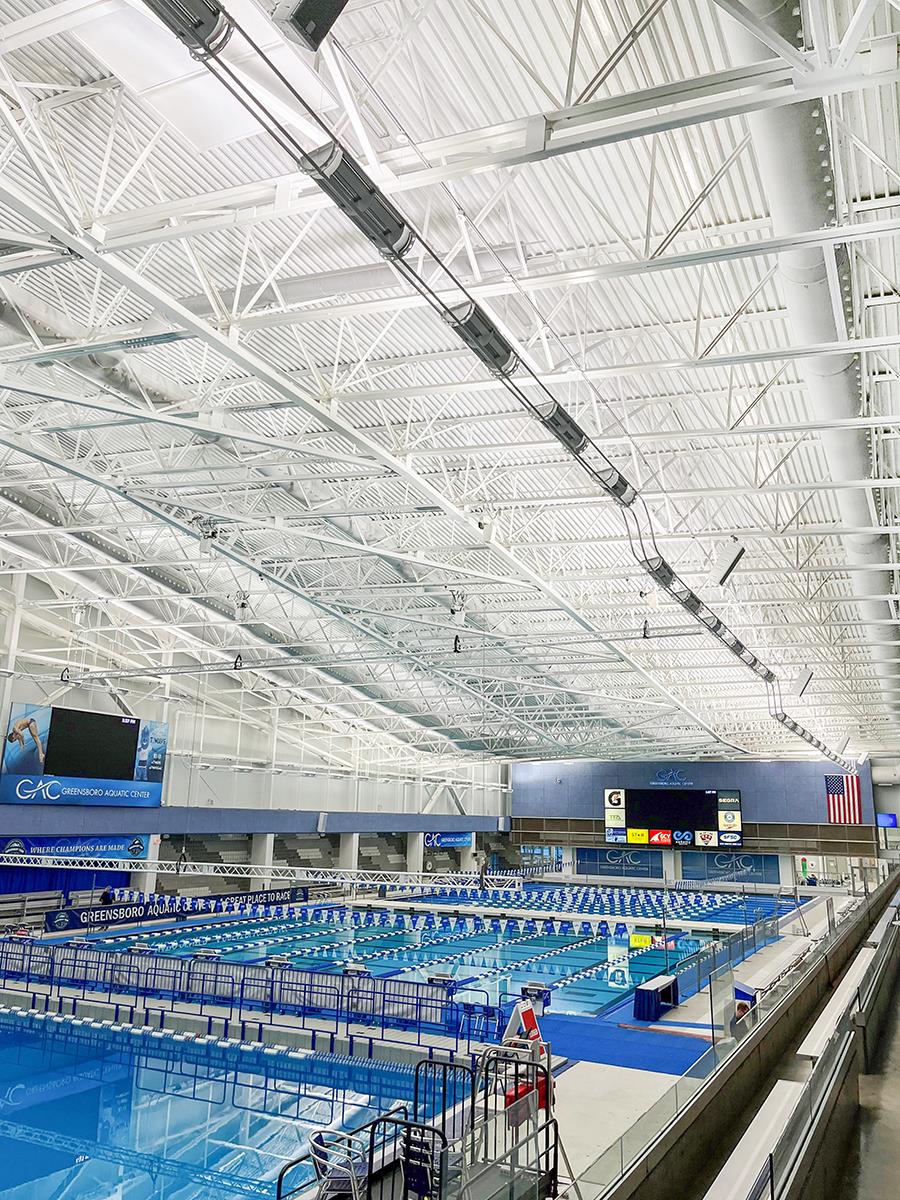Lightruss LED Gen 2 Upgrade  - Greensboro Aquatic Center
